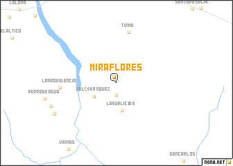 map of Miraflores