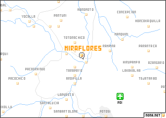 map of Miraflores