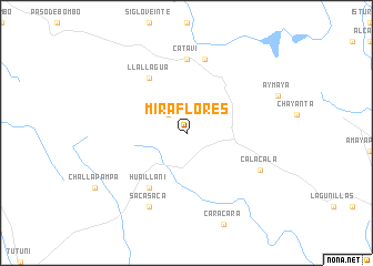 map of Miraflores