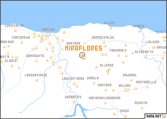 map of Miraflores