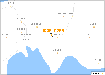 map of Mira Flores