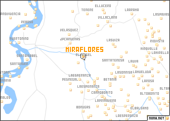 map of Miraflores