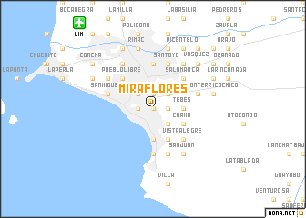 map of Miraflores