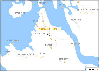 map of Miraflores