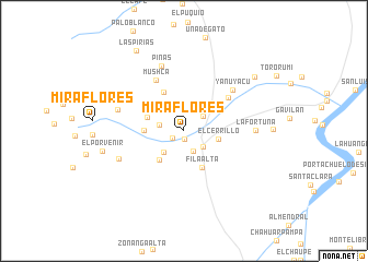 map of Miraflores