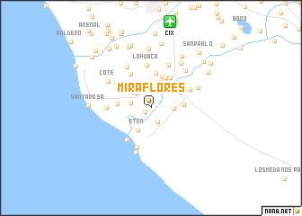 map of Miraflores