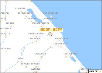 map of Miraflores