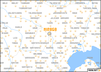 map of Miraga