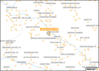 map of Mīr Aḩmadī