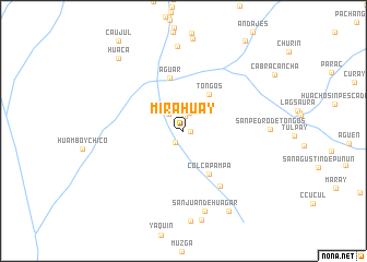 map of Mirahuay