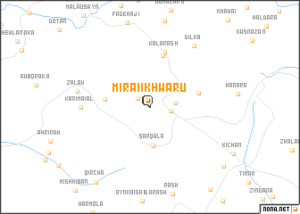 map of Mīraī-i Khwārū
