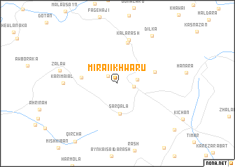 map of Mīraī-iKhwārū