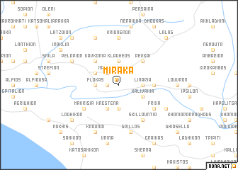 map of Miráka