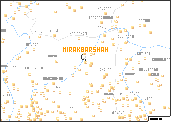 map of Mīr Akbar Shāh
