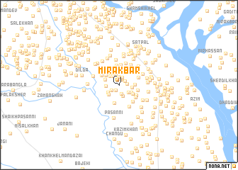 map of Mīr Akbar