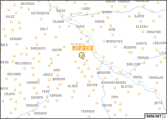 map of Mirakë