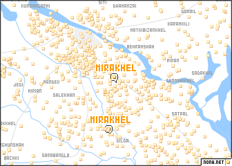 map of Mīra Khel