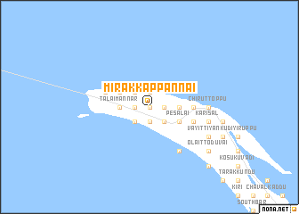 map of Mirakkappannai