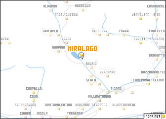 map of Miralago