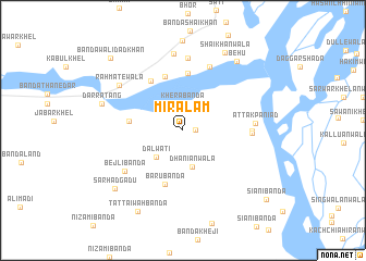 map of Mīr Ālam