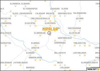map of Miralda