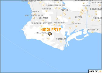 map of Miraleste