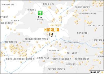 map of Miralia