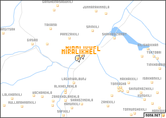 map of Mīr Ali Khel