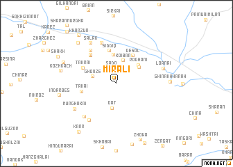 map of Mīr Ali
