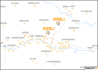 map of Mīr Ali