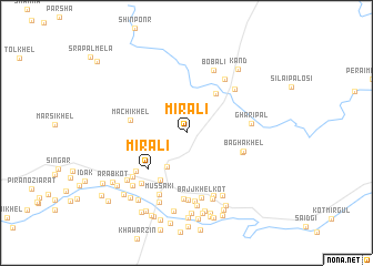 map of Mīr Ali