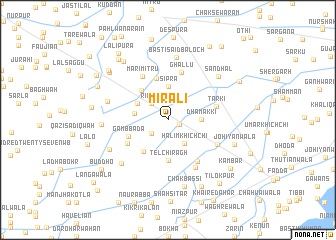 map of Mirāli