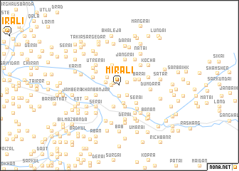 map of Mīr Ali