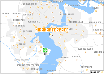 map of Miramar Terrace