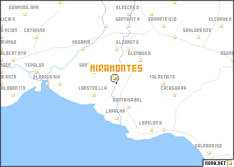 map of Miramontes