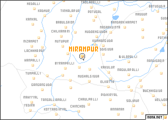map of Mirāmpur