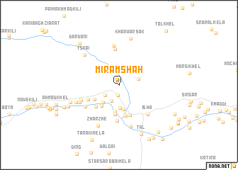 map of Mīram Shāh