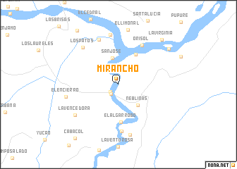 map of Mi Rancho