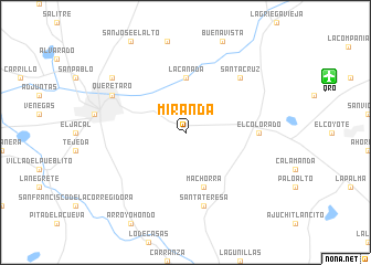 map of Miranda