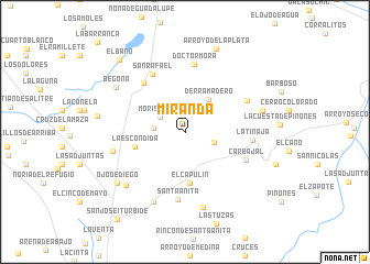 map of Miranda