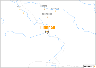 map of Miranda