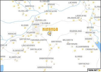 map of Miranda