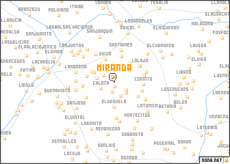 map of Miranda