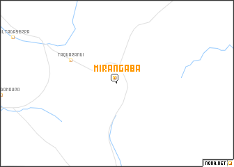 map of Mirangaba