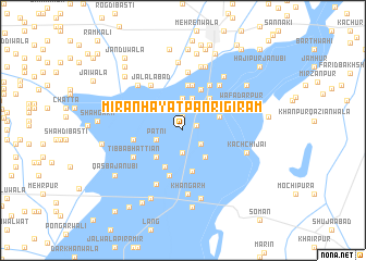 map of Mīrān Hayāt Panrīgirām