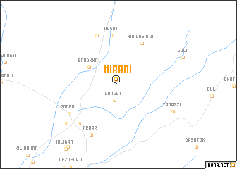 map of Mīrāni