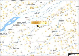 map of Mirān Pindi