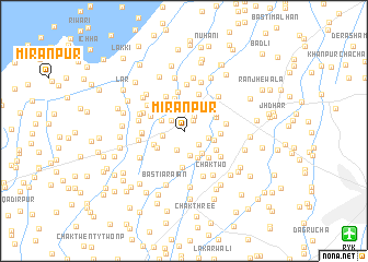 map of Mirānpur