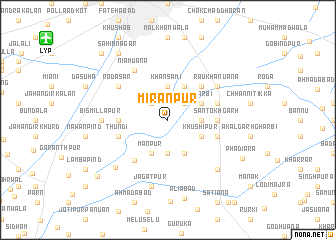 map of Mīrānpur