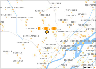 map of Miranshāh